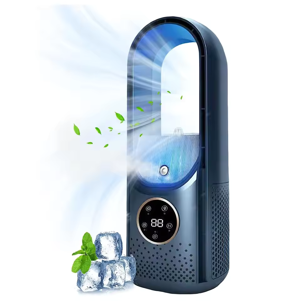 Glaciair™ – Mini climatiseur Portable sans 3-en-1 (Refroidit, Humidifie, Purifie)